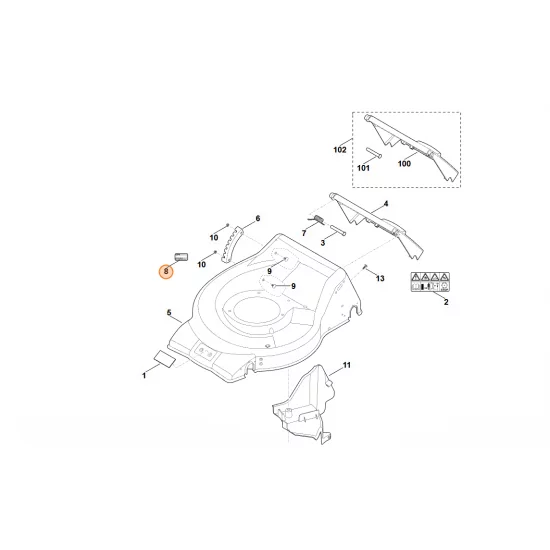 STIHL  Tabliczka znamionowa RM 248.0 T 6350 967 1810